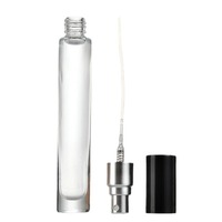 Fond épais Vintage 10 ml Mini Rond Clair Rechargeable Bouteilles De Parfum 10 ml Échantillon De Qualité Verre Parfum Décants
