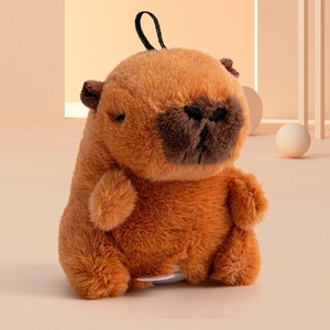 Dễ Thương Mèo Đồ Chơi Cảm Ứng Âm Thanh Thân Thiện Với Môi Cảm Thấy Teaser Stick Sang Trọng Mô Phỏng Động Vật Mô Hình Chim Nhím Capybara Răng - Product Image 6