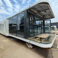 Maison modulaire préfabriquée en acier luxueuse à 3 chambres, capsule spatiale, maisons préfabriquées, mini-maison avec cuisine et salle de bain