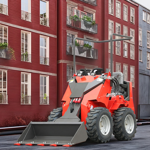 Miễn phí vận chuyển! 1 tấn 1000kg skidsteer Dingo Mini Crawler Skid chỉ đạo Bộ nạp theo dõi Stand-on file đính kèm backhoe loader động cơ bơm - Product Image 3