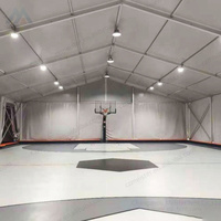 Tente extérieure robuste avec structure en aluminium, économique, pour terrains de basketball, chapiteau pour événements sportifs