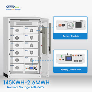 Système de stockage d'énergie solaire tout-en-un avec onduleur <span class=keywords><strong>et</strong></span> batterie au lithium 50kw 80kw 100 <span class=keywords><strong>kwh</strong></span> 100kwh 200kwh 215kwh ess - Product Image 1