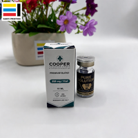 Boîte en carton pliable pour flacon de 3 ml et 10 ml, emballage personnalisé avec logo, sans plateau
