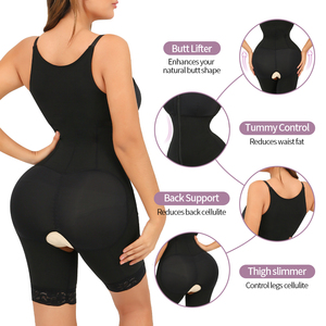Gros femmes Shapers minceur Corset soutien-gorge Pad Shapewear femmes Body sans entrejambe Shaper colombien Shapewear - Product Image 2