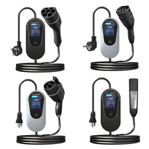 Chargeur de <span class=keywords><strong>voiture</strong></span> électrique portable intelligent 3,5 kW 16A 7 kW 32A IP66 certifié CE pour usage domestique, extérieur et intérieur, personnalisable en plusieurs langues - Product Image 2
