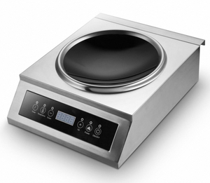 Table de cuisson à induction commerciale concave 3500W avec contrôle par capteur et technologie demi-pont - Product Image 1