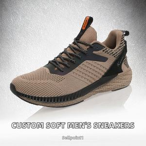 Zapatillas Casuales Retro de Marca Personalizadas, Ligeras, Súper Suaves y Transpirables, Zapatillas Deportivas Casuales con Aumento de Altura, Zapatillas Deportivas de Malla para Caminar - Product Image 2