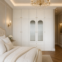 Armoires portables pour vêtements, armoire avec rangements et tiroirs pour petite pièce, gain de place, armoire vitrée