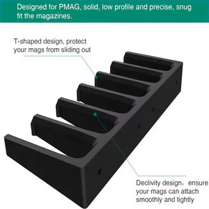 8 Slot ABS <b>Plastic</b> PMAG Wall Mount Magazine Holder for Tactical Magazine <b>Storage</b> and Organization - Product Image 2