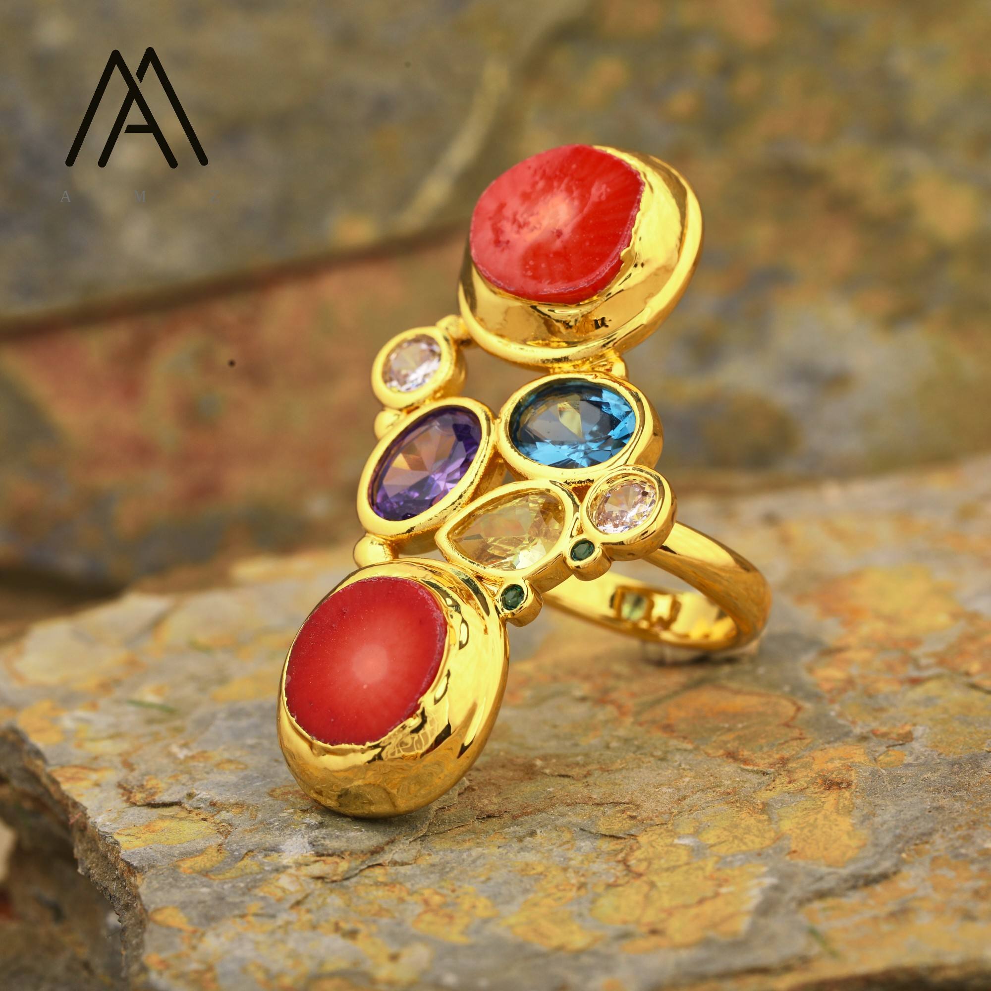 Red Coral Ring Designs Unique and Stylish Jewelry for Women