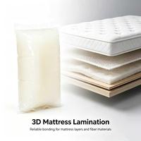 Colle thermofusible blanche laiteuse APAO, bloc de colle avec viscosité 1000-2000, point de ramollissement 90-100, pour collage de matelas 3D