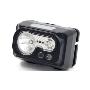 3A Dry Battery Powered LED Sensor Headlamp For Outdoor Camping Hiking Fishing Running Working