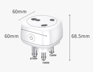 Honpnk Nam Phi <span class=keywords><strong>Wifi</strong></span> Thông Minh Cắm Ổ Cắm Ổ Cắm Tuya Cuộc Sống Thông Minh Ứng Dụng Điều Khiển Từ Xa Nhà Thông Minh Ổ Cắm Với Chức Năng Thời Gian - Product Image 5