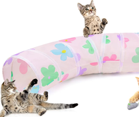 Tunnel pour chat écologique, rond, carré, type H, multi-canaux, durable, anti-griffures, jouet interactif pour chat, anti-ennui