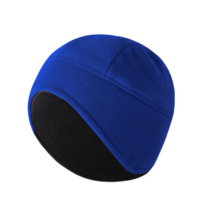 Fleece Earflap Cap Style 135 Solid Color Windproof Outdoor Cycling Hat Adult Sports Cap - Product Image 2