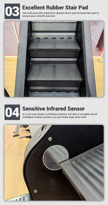 Escalador de <span class=keywords><strong>escalera</strong></span> eléctrico para uso en gimnasio, máquina escaladora comercial para uso en MND-W200, equipo de construcción corporal - Product Image 5