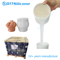 Silicone platine 30A pour la fabrication de moules en béton/pierre, caoutchouc de silicone RTV-2