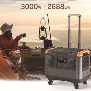 Centrale électrique portable tout-en-un 3000W, onduleur de stockage d'énergie pour l'extérieur avec sortie 220V Alimentation de secours pour la maison - Product Image 2