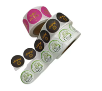 Autocollants personnalisés pour petites entreprises, logo holographique, résistants à l'huile, en PET, imperméables, découpés à la forme, faible MOQ, feuilles d'étiquettes en gros