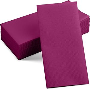 Serviettes de table jetables effet lin OEM, 50 pièces, 17x12, 1 pli, absorbantes, douces, en <span class=keywords><strong>papier</strong></span>, pour fête d'<span class=keywords><strong>anniversaire</strong></span> (vert) - Product Image 3