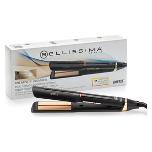 Plancha de pelo BELLISSIMA Creativity Infrared Negro Mate y Glam Gold 11948 - Product Image 2