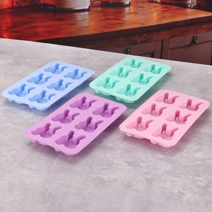 Bunny Cake Mold 6 Holes <b>Silicone</b> <b>Baking</b> Chocolate Mold For Easter Desserts - Product Image 3