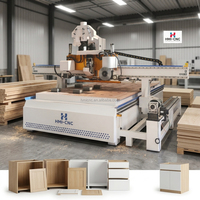 Maquinaria de Carpintería ATC de Alta Gama, Router CNC de 12 Herramientas con Cambiador Automático para Producción en Masa con Plataforma de Carga Automática