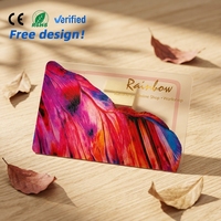 Tarjeta Magnética NFC de Material Plástico Personalizada, PVC Transparente VIP con Serigrafía y Laminación de Película, Logotipo en Lámina Dorada