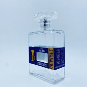 Flacon de parfum vide en verre de luxe de 50 ml avec bouchon en plastique, créations de parfums DIY inspirées de Dubaï pour les soins personnels - Product Image 2