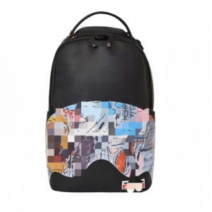 Oem phim hoạt hình hộp sọ phong cách trường Ba lô thời trang không thấm nước polyester lót dây kéo đóng cửa món quà hoàn hảo cho bé trai sinh viên - Product Image 1