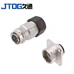 Amphe-OBTS Plug C10-730511-Z2S 5G Base Station DC Power Connector 2Pin Male Square Flang receptacle Socket