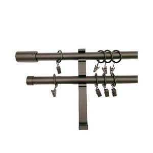 Ensemble de tringles à <span class=keywords><strong>rideaux</strong></span> modernes bon marché personnalisées par le fabricant, tringle à <span class=keywords><strong>rideaux</strong></span> <span class=keywords><strong>double</strong></span> pour fenêtre - Product Image 2
