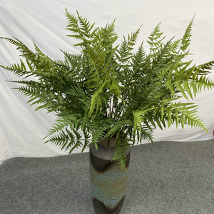 Feuilles artificielles d'Alpinia Odorata Queyiyi, blanches et vertes, 30cm-100cm, pour décoration de mariage, plantes murales pour salon et maison - Product Image 2