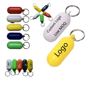 Custom Logo Beach float key chain Floating Polystyrene PS keychain Swimming Pool Plastic Key chain Blank Boat Keychain Float