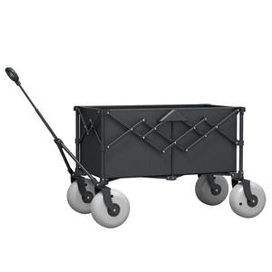 Carrito Plegable Todoterreno con Ruedas de Globo y Ruedas Giratorias para Acampar al Aire Libre, Viajar y Usar en la Playa - Product Image 1