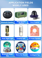 Puce audio MP3 Bluetooth V5.1 32 bits Jieli AC6954C8 avec horloge calendrier, USB 2.0 OTG, SPI Flash 2.2-5.5V, boîtier QFN52, -20~70°C