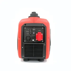 Generator inverter portabel gas diesel 1 kw tidak berisik, generator inverter pendingin udara 4 tak untuk memotong daya siaga
