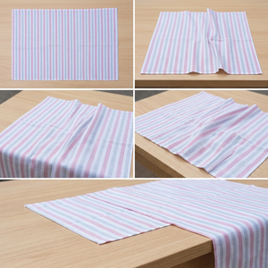 Tela Ecológica de Primera Calidad, 100% Algodón Orgánico Khadi a Rayas, 60GSM, Ligera, Tejida a Mano, Transpirable, de Secado Rápido, Hilo Cardado - Product Image 2