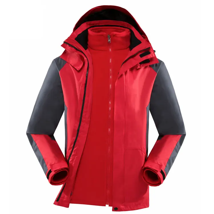 Rüzgar geçirmez su geçirmez açık spor kayak kamp tırmanma kış erkek özel Usb ısıtmalı ceket ceket elektrik
