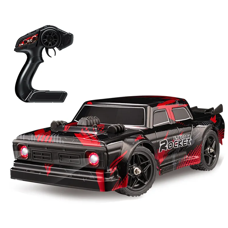 QS Thiết Kế Mới Quy Mô 1:16 Điều Khiển Từ Xa Racing Car Trẻ Em Đồ Chơi 4WD R/C Atomize Trôi Ánh Sáng Xe Với Có Thể Tháo Rời Lốp