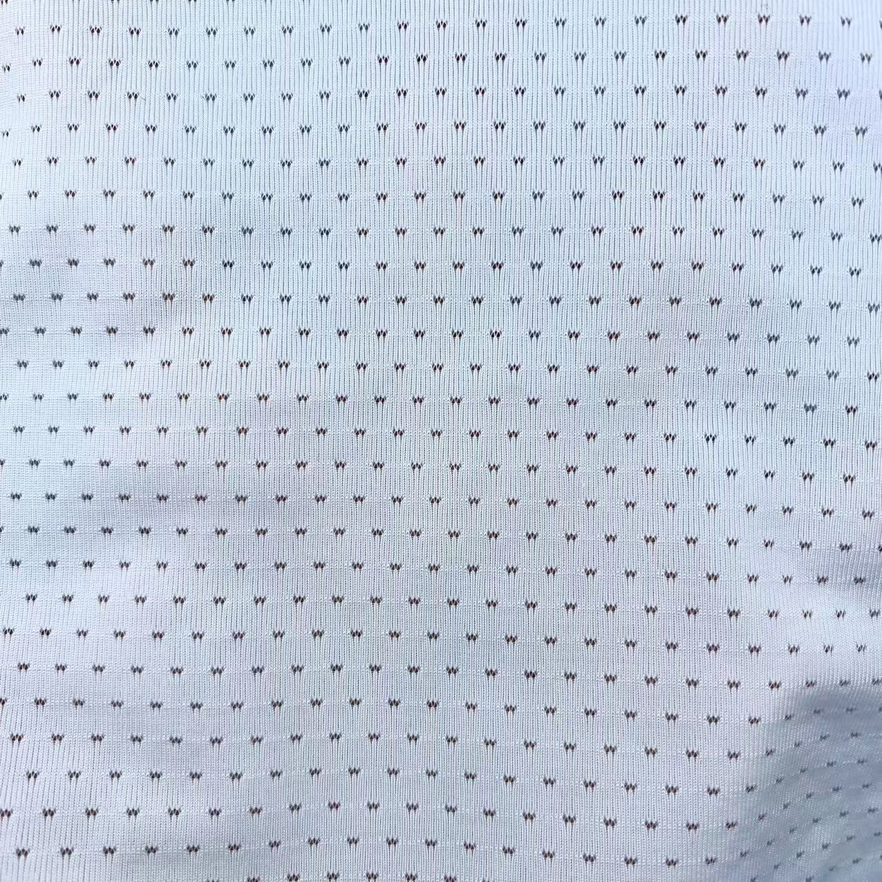 Repreve RPET Eco Friendly 100% Recycled Ocean Plastic Polyester Weft Knitting Bird Eye Mesh Eyelet Sportswear Fabric