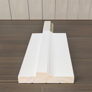 Bộ khung cửa gỗ rắn màu trắng hiện đại cho nội thất và ngoại thất phong cách thiết kế Trung Quốc cho khách sạn - Product Image 2