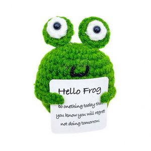 Wholesale <b>Cute</b> Animal Toys Hand Crochet Bouquet Flowers Big-Eyed Monster Graduation <b>Bear</b> for Students Teachers Sewing Weaving - Product Image 1