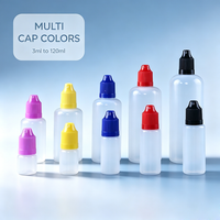 Botella Vacía de LDPE de 15 ml con Tapón a Prueba de Niños, Botella de Plástico con Gotero para Gatos, Perros y Cachorros, Aplicador de Líquido