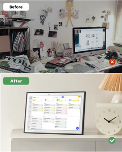 ปฏิทินดิจิทัล WiFi ขนาด 10.1 นิ้ว, จอแสดงผลแบบสัมผัสอัจฉริยะสำหรับตารางงานครอบครัว, กรอบรูปดิจิทัล Smart Sync - Product Image 6