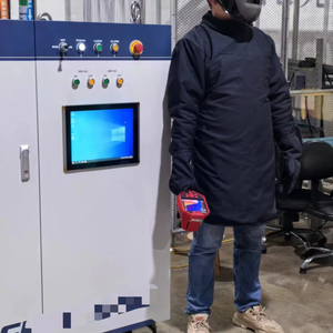 เสื้อแจ็คเก็ต ถุงมือ และชุดป้องกันสำหรับงานเชื่อมเลเซอร์ ระดับความปลอดภัยสูง ยี่ห้อซินแลนด์ สำหรับงานตัดและทำความสะอาด ได้มาตรฐาน GB7247 EN60825 IEC60825 - Product Image 4