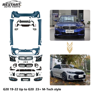 Kit de Carrocería Automotriz Restart ABS para <span class=keywords><strong>BMW</strong></span> Serie <span class=keywords><strong>3</strong></span> G20 19-22 hasta M-Tech <span class=keywords><strong>S</strong></span> |   Luz Antiniebla Incluida |   100% Compatible |   OEM - Product Image 1