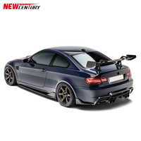 Aileron en fibre de carbone E92, adapté pour BMW M3 E92, aileron arrière modifié en fibre de carbone, diffuseur