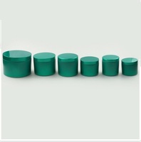 Bougie en cire de soja en boîte en fer blanc, couleur unie fantaisie, sérigraphiée, sans couture, ronde, en métal, pour kit de voyage, cadeau et artisanat, avec bouchon à vis