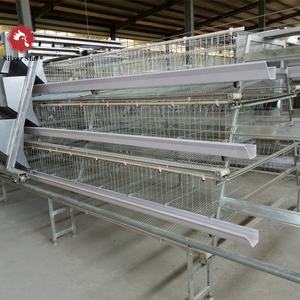 Di alta qualità A tipo 3 tiers 120 uccelli 4 tiers 160 uccelli pollo strato batteria gabbia per la vendita - Product Image 5